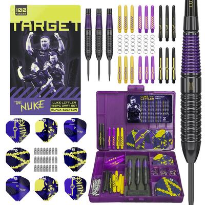 Luke littler brass dart set met stalen punt, 22g