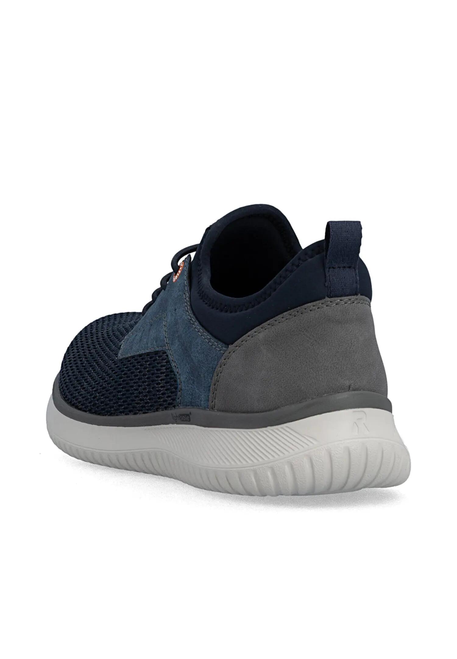 Rieker Herren Slipper Schuhe Sneaker Halbschuhe B9651-14 Blue 3/5