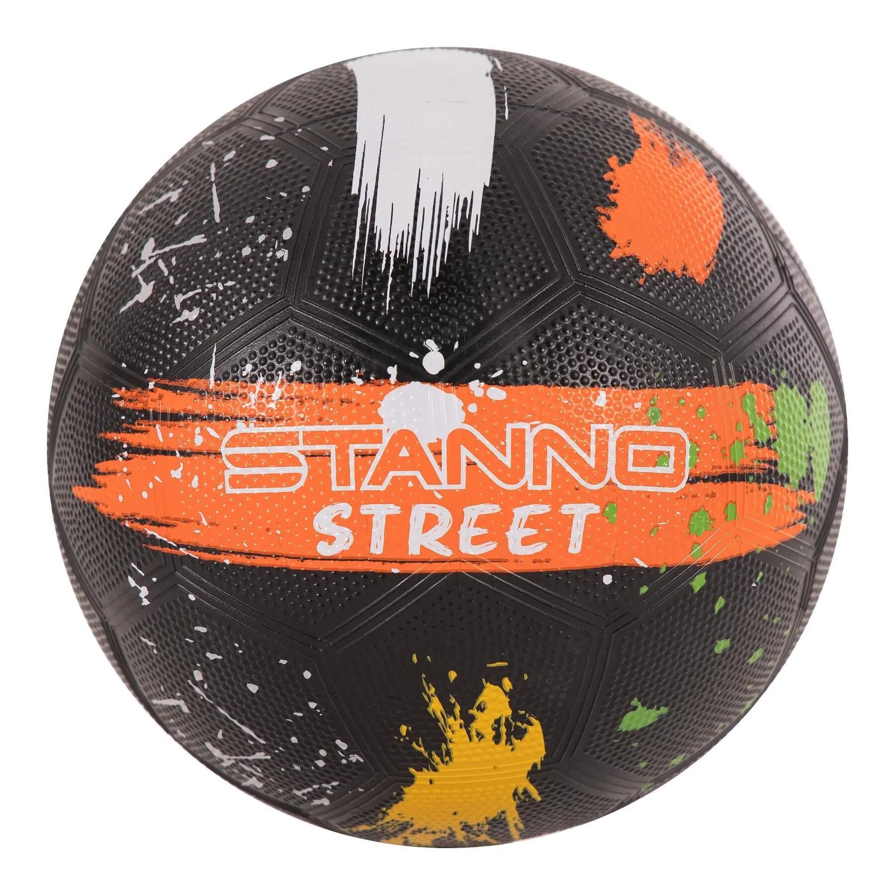 Ballon De Foot De Rue Optimum – Caoutchouc Coréen, Multicolore, Durable Sur Asphalte, Plusieurs Tailles