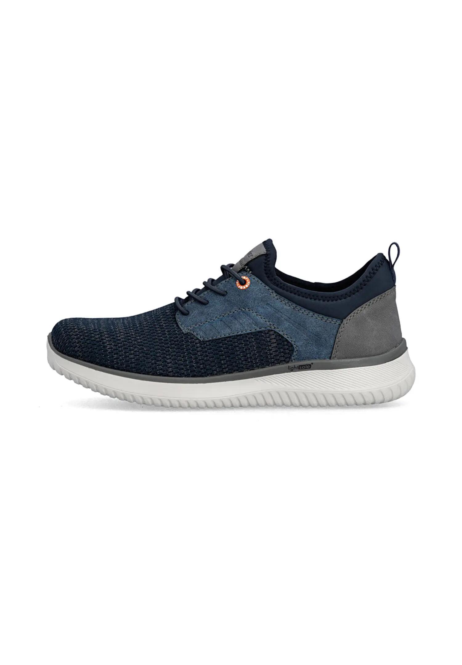 Rieker Herren Slipper Schuhe Sneaker Halbschuhe B9651-14 Blue 2/5