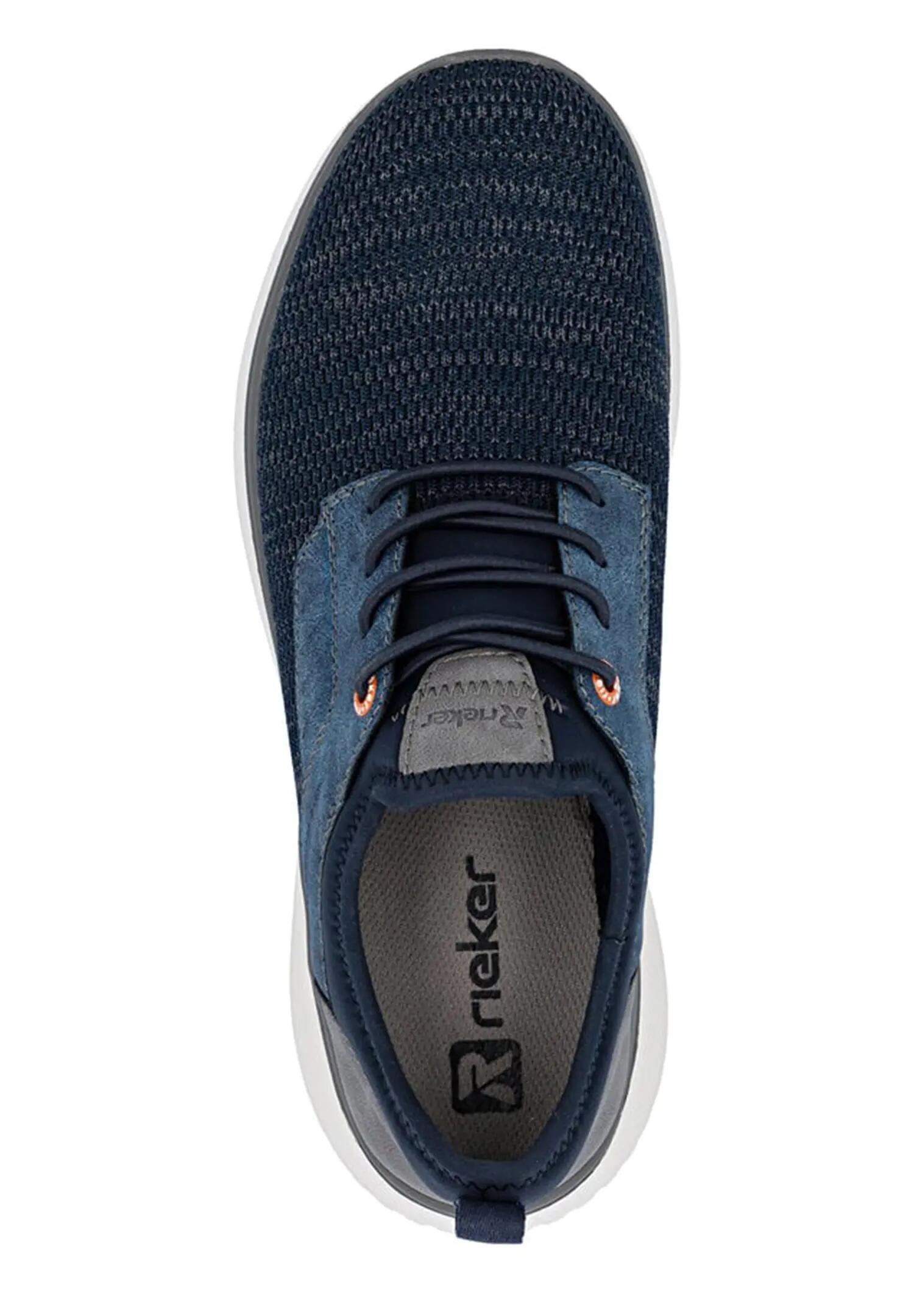 Rieker Herren Slipper Schuhe Sneaker Halbschuhe B9651-14 Blue 5/5