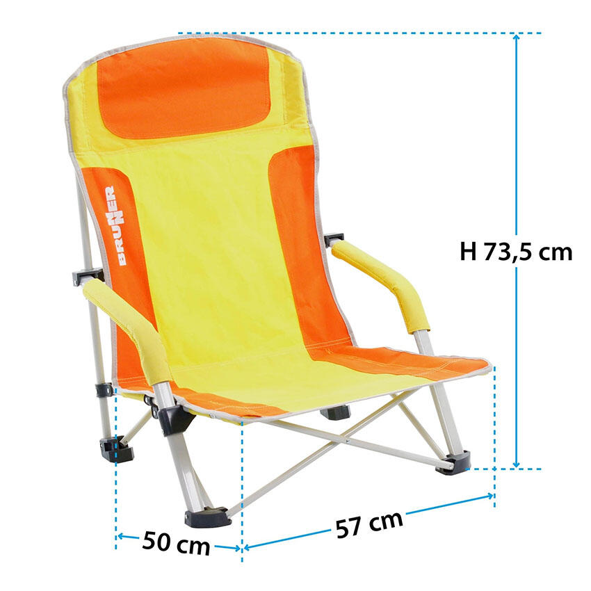 Brunner Bula spiaggina pieghevole reclinabile 3 posizioni - Grigio 3/5