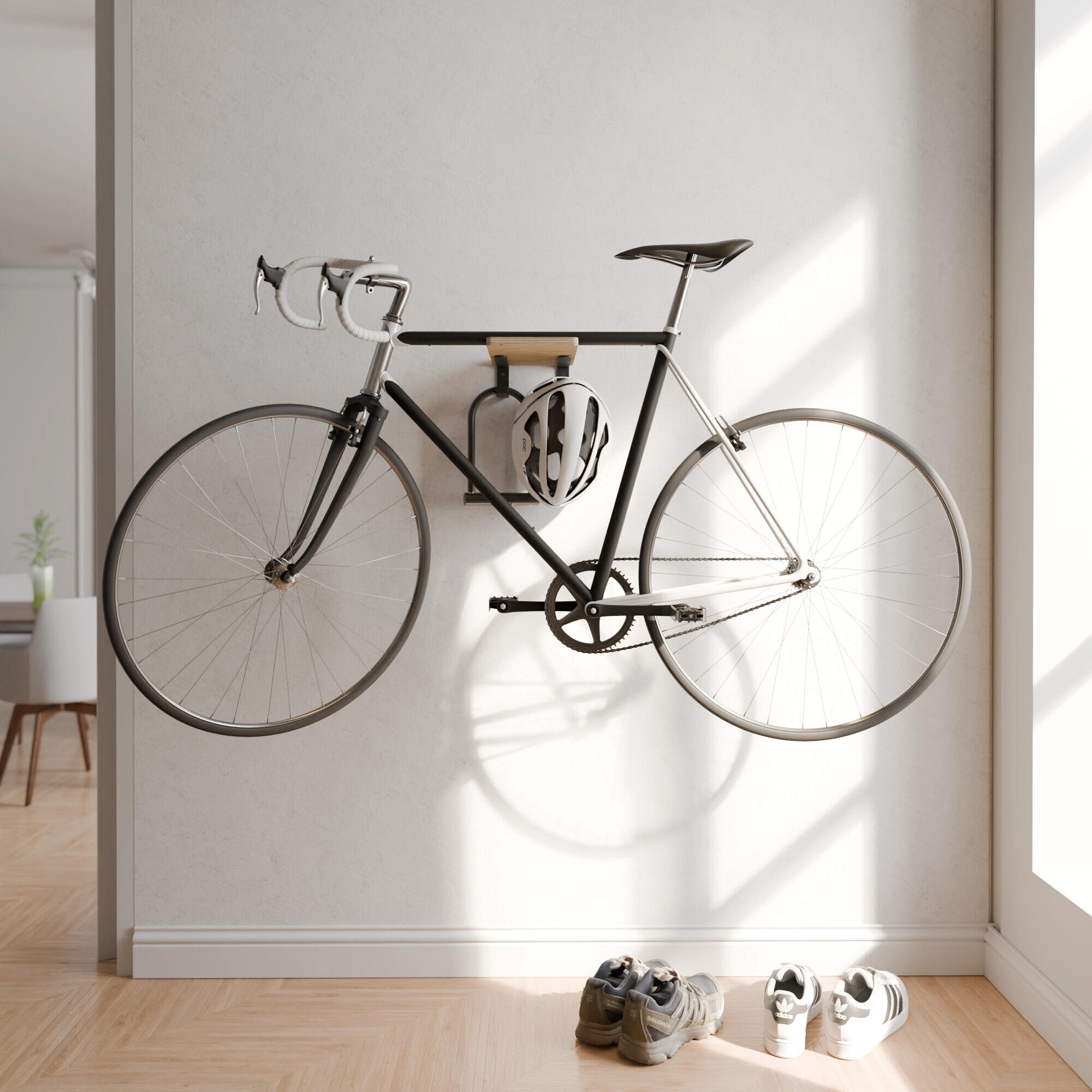 Suporte de parede para bicicletas Plykit 3/5
