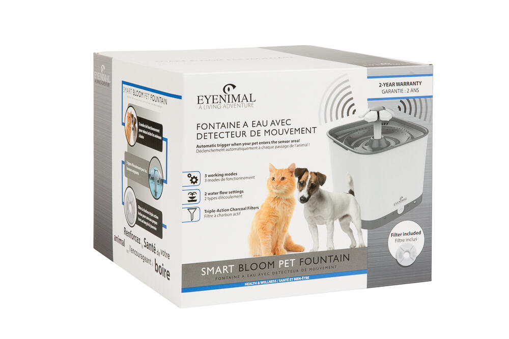 FONTANA PER ANIMALI SMART BLOOM Fontanella con sensore di movimento 3/3