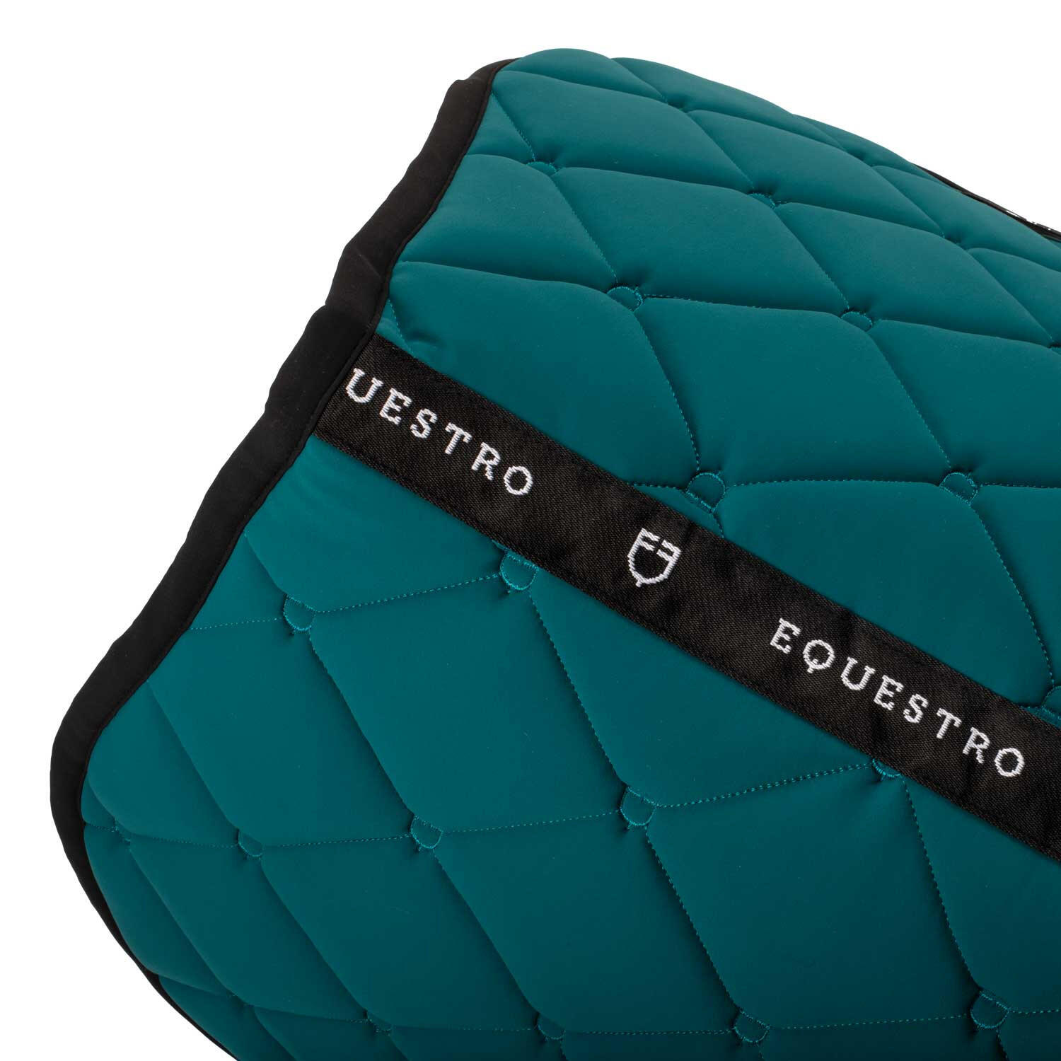Tapis de selle de saut multilogo en tissu technique 3/5
