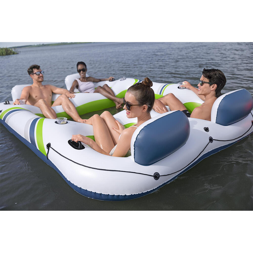 Hydro Force Breeze Bloc Aufblasbare Part y-Insel 291 x 202 cm 6/7