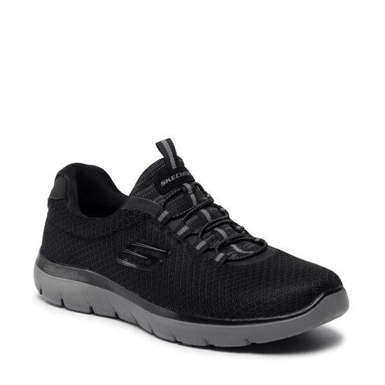Buty Sportowe Męskie Skechers Summits 52811-BKCC czarne wygodne 45 EU