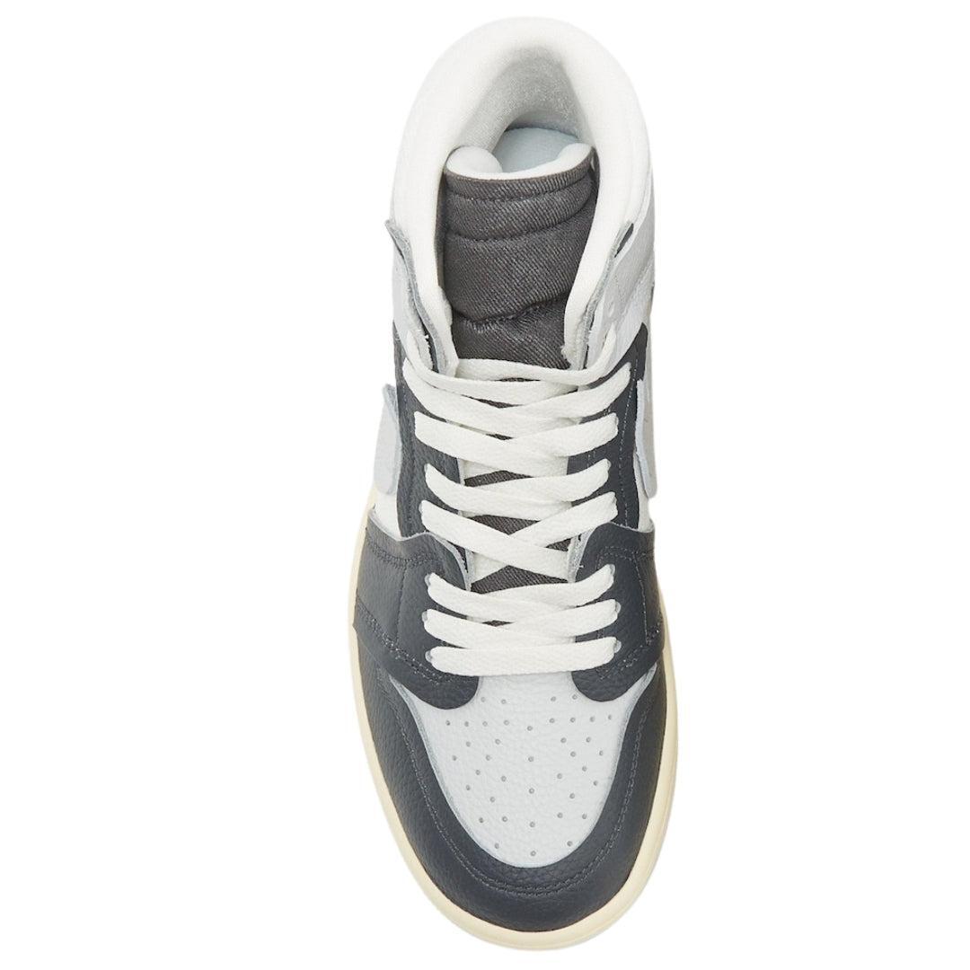 Scarpe Sportive Pelle Hightop (Alto)Donna Nike Air Jordan 1 Nero 4/5