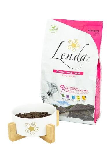 CROQUETTES CHIOT – RICHE EN DINDE ET PROBIOTIQUES –LENDA GOLD PUPPY 2/3
