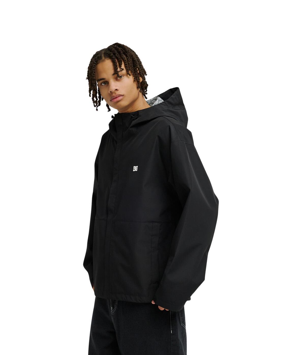 Gabardina DRYLYNE SHELL 10K Negro Hombre 3/4