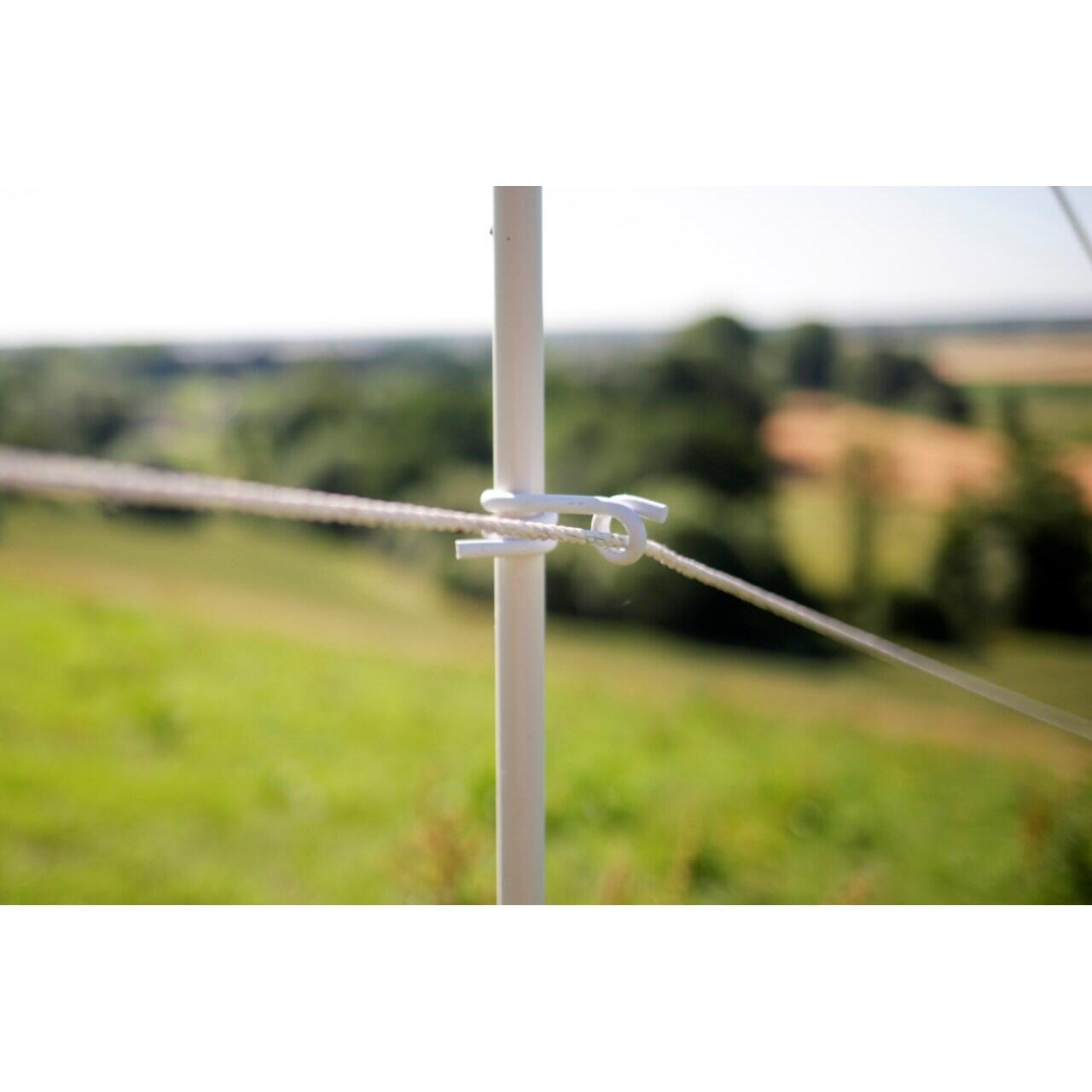 Isolateurs pour clôture oeillet PVC supplémentaire universel Ako (x25) 2/2