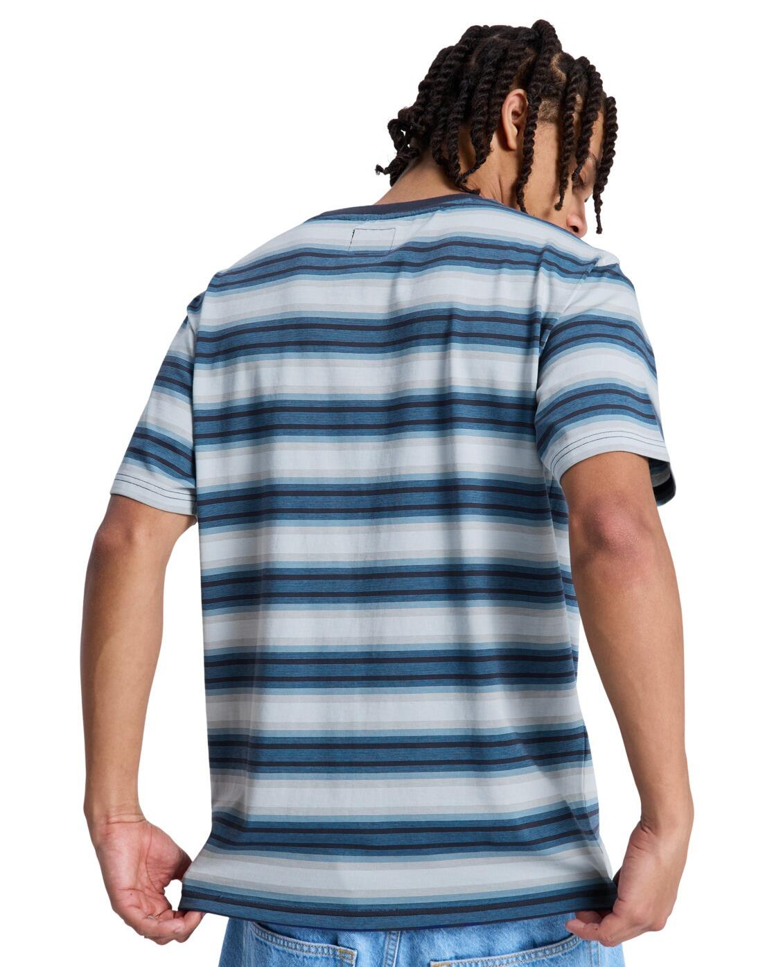 Camiseta de manga corta SHERIFF STRIPE Azul Hombre 2/4