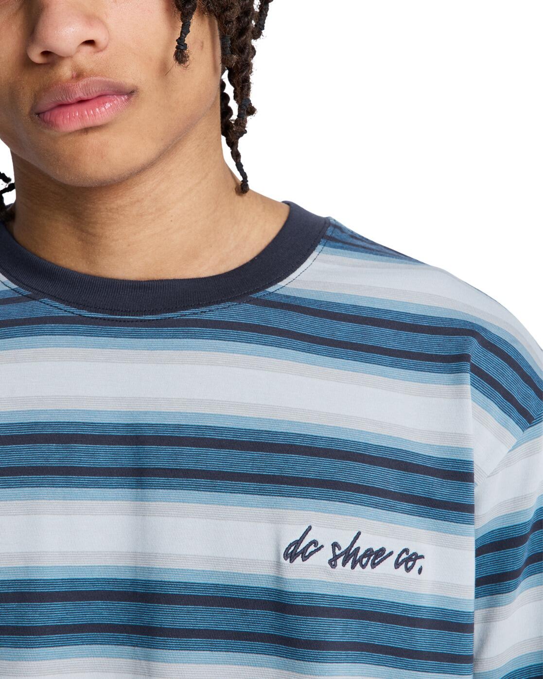 Camiseta de manga corta SHERIFF STRIPE Azul Hombre 4/4