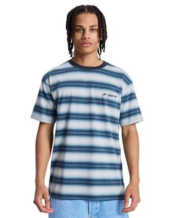 T-Shirt à manches courtes SHERIFF STRIPE Bleu Homme