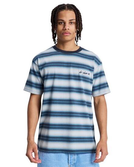 T-Shirt à manches courtes SHERIFF STRIPE Bleu Homme
