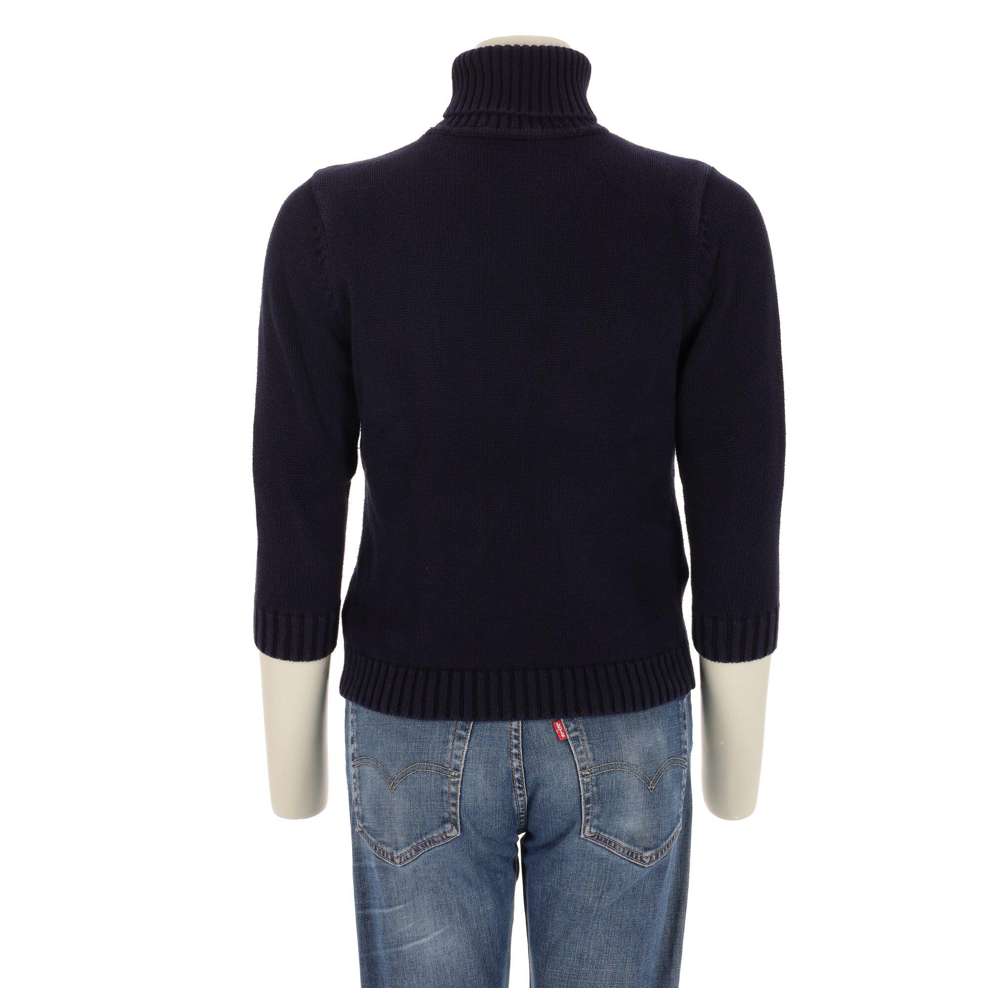 Reconditionné - Pull Femme Marine - Très Bon État 2/7