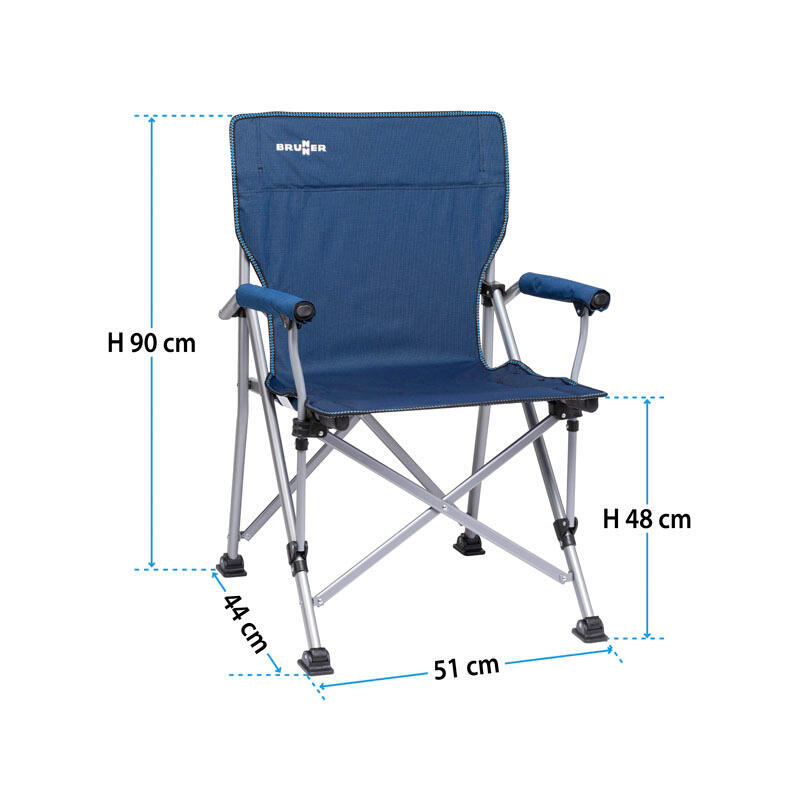 Brunner silla plegable camping negro cruiser 3/7