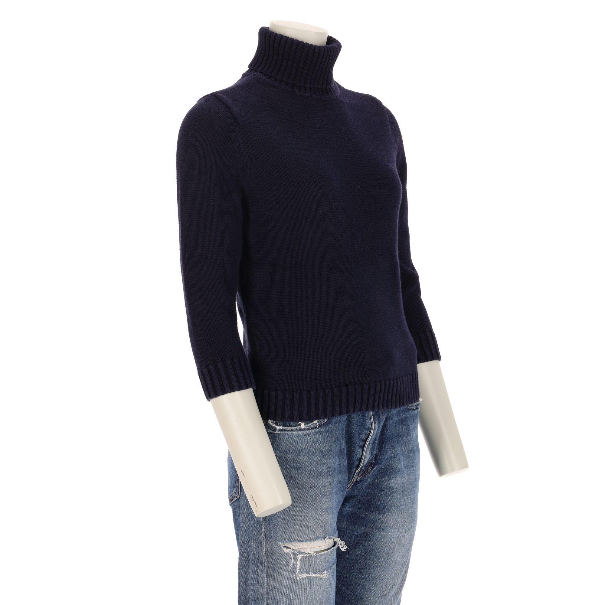 Reconditionné - Pull Femme Marine - Très Bon État 5/7