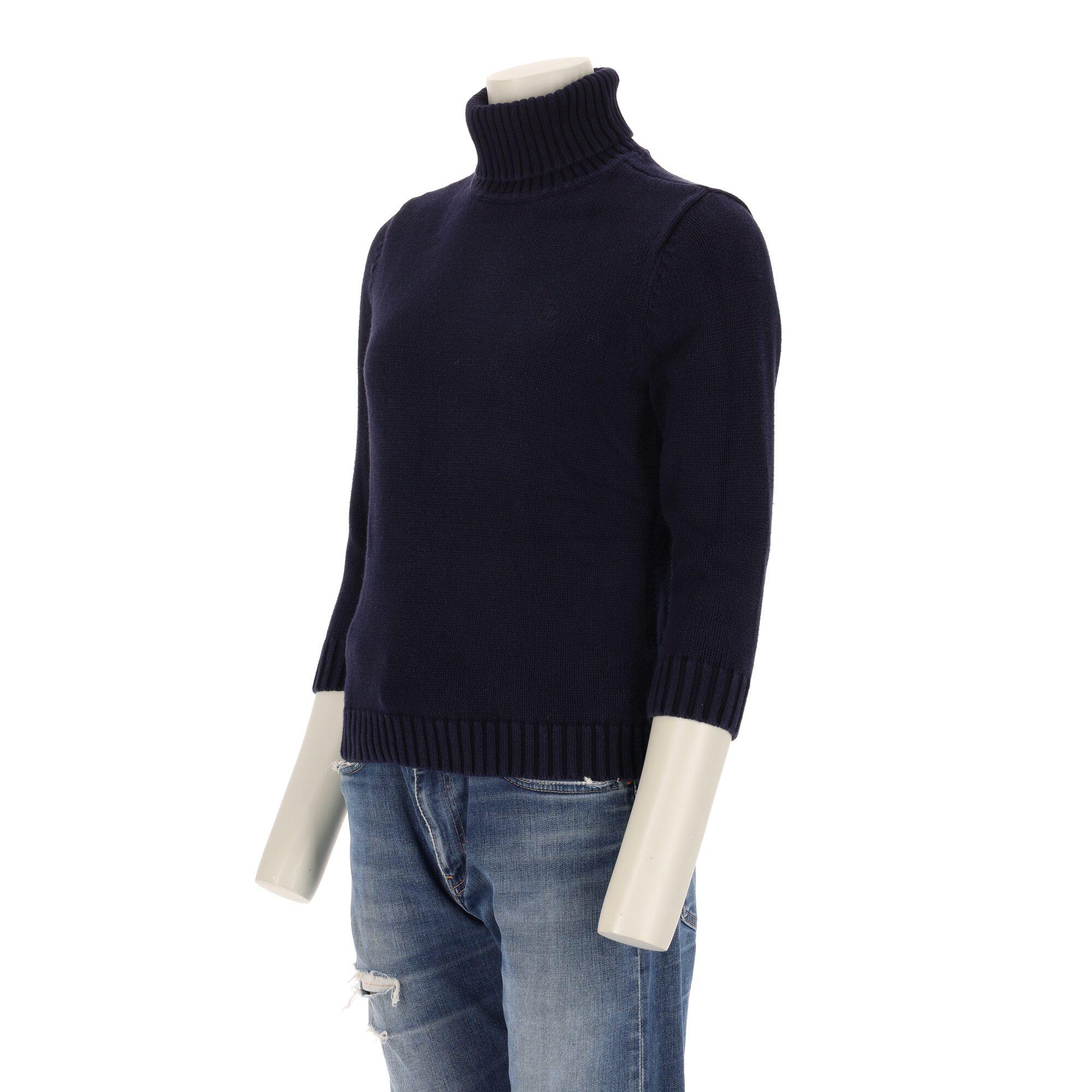 Reconditionné - Pull Femme Marine - Très Bon État 4/7
