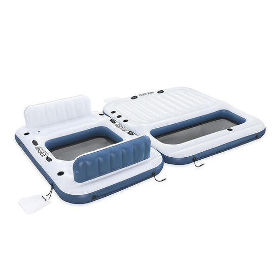 Île flottante Bestway Hydro-Force 2 pcs Blanc/Bleu