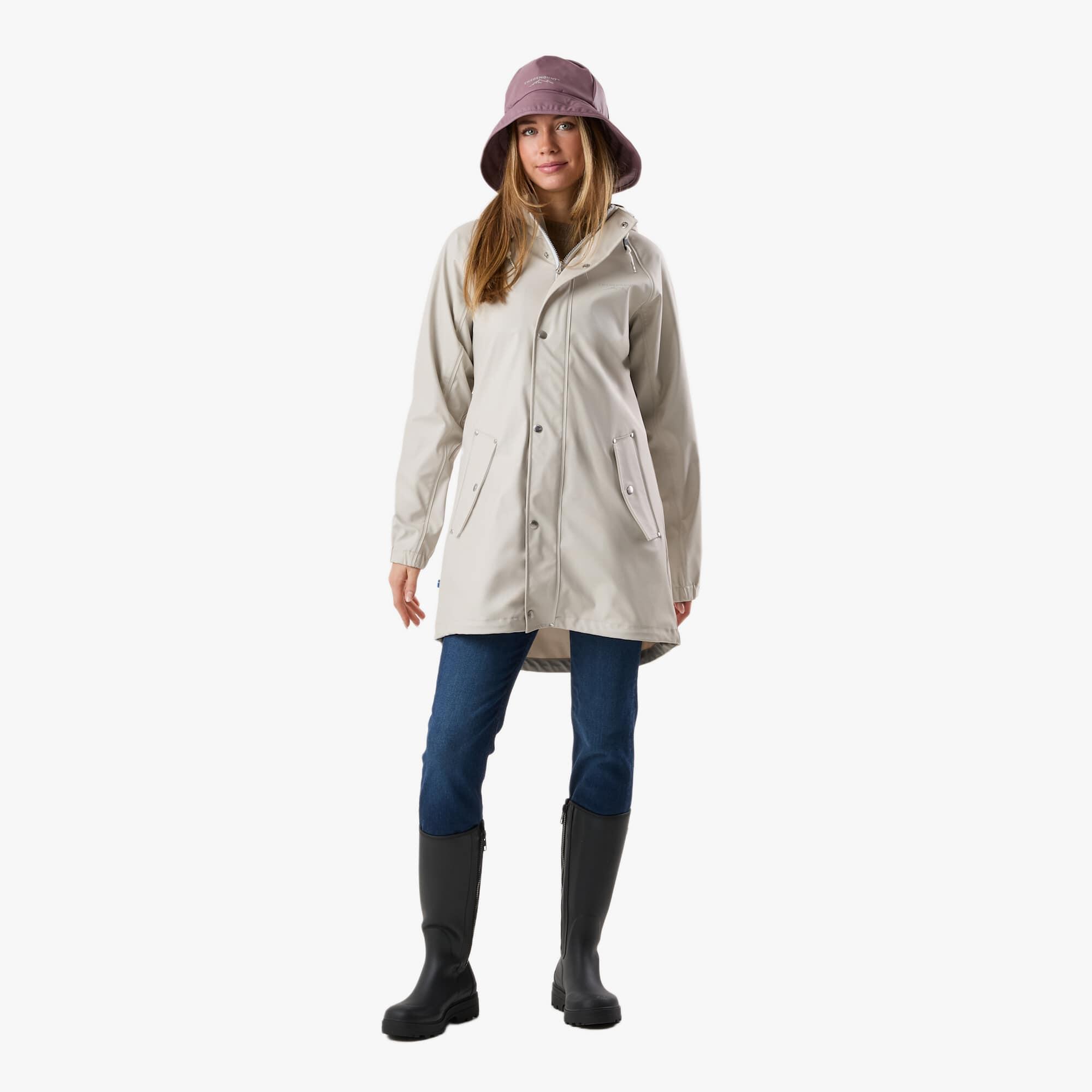 Giacca antipioggia da escursionismo da donna impermeabile Väderöarna Coat 3/8