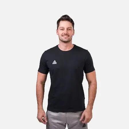 Tricou PEAK Basic Negru 1/4