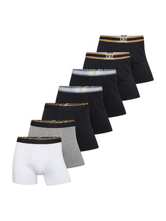 Trunk eng anliegende Boxershorts Herren - Stretch mit Geschenkbox 7-Pack