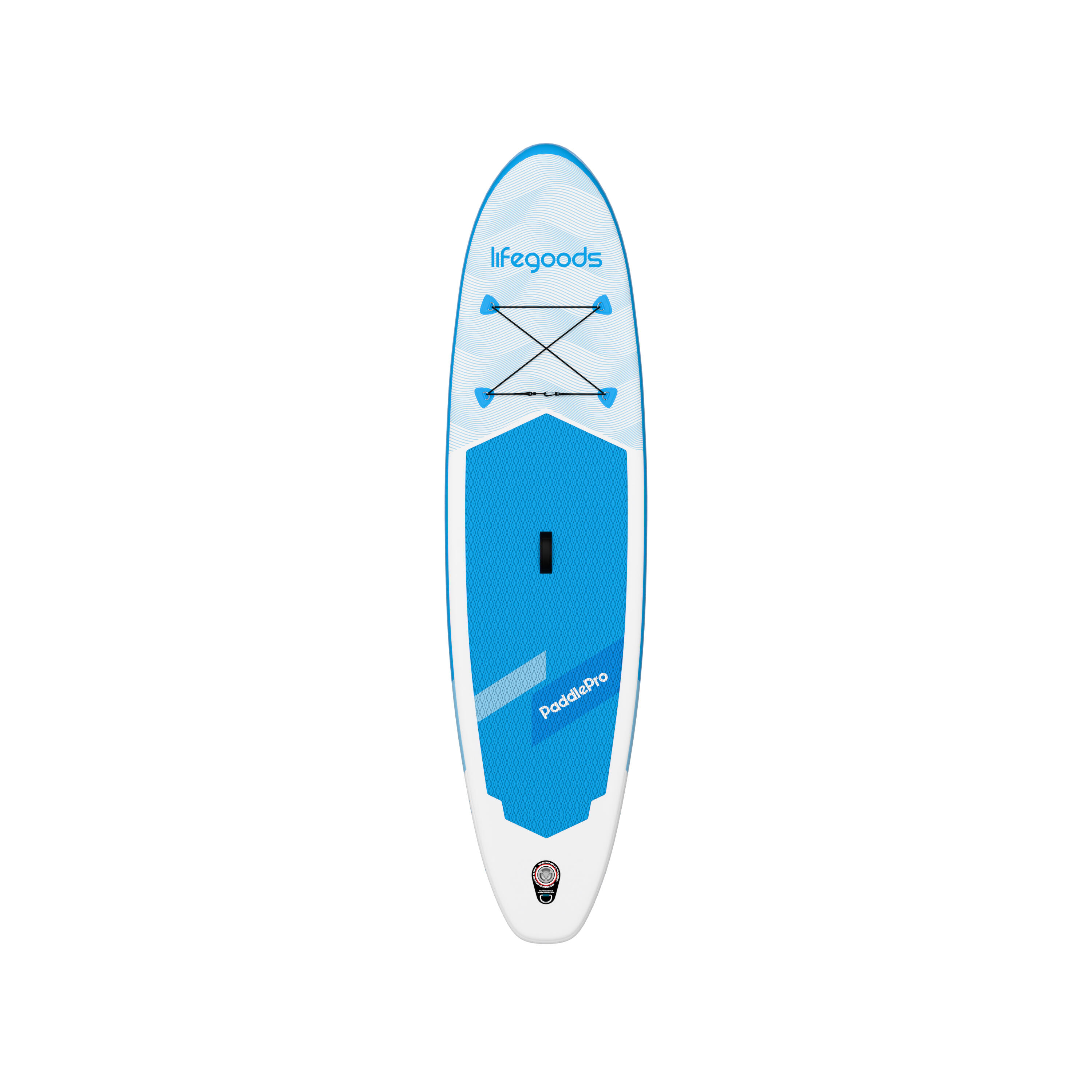 SUP Board Allround Compact - 300cm - max 100kg - débutants - Blanc/Bleu clair 5/6