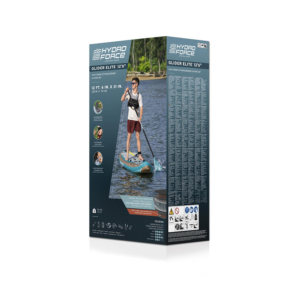 Hydro Force Glider Elite 2-in-1-Set Padd elboard und Kajak 381 x 79 x 15 cm 4/7