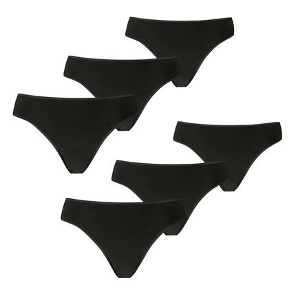 6er Pack Strings weich elastisch Damen - Cotton Modal