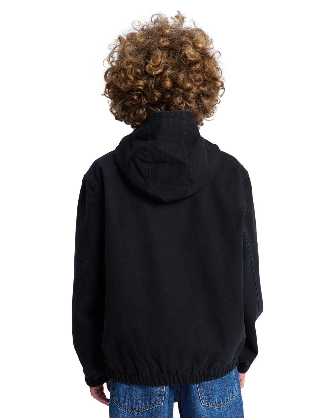 Veste en toile GARAGE Noir Garçon 2/4