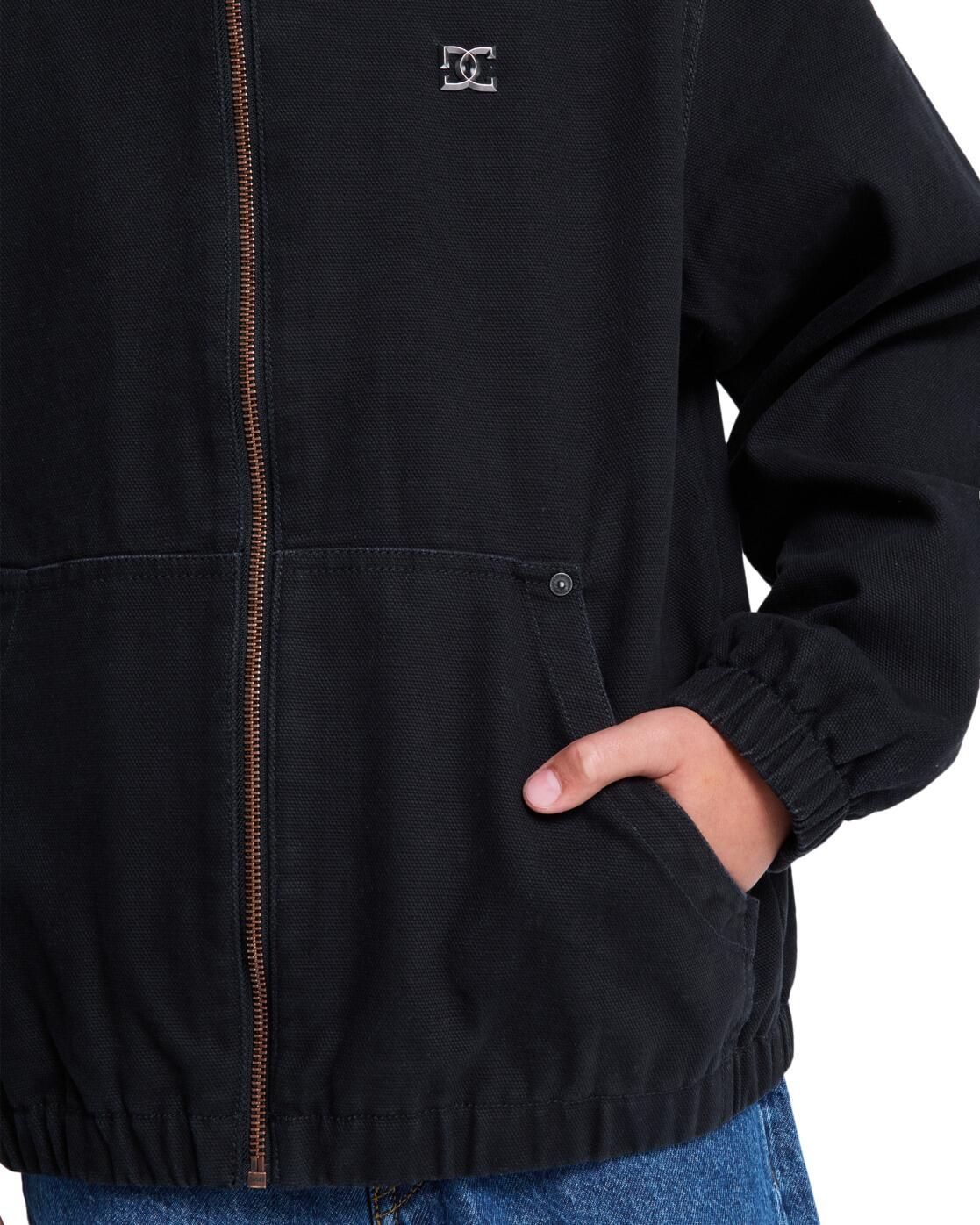 Veste en toile GARAGE Noir Garçon 4/4