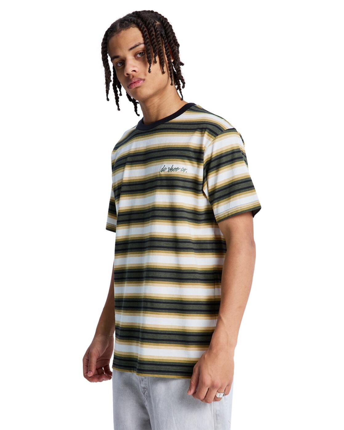 Camiseta de manga corta SHERIFF STRIPE Amarillo Hombre 4/4