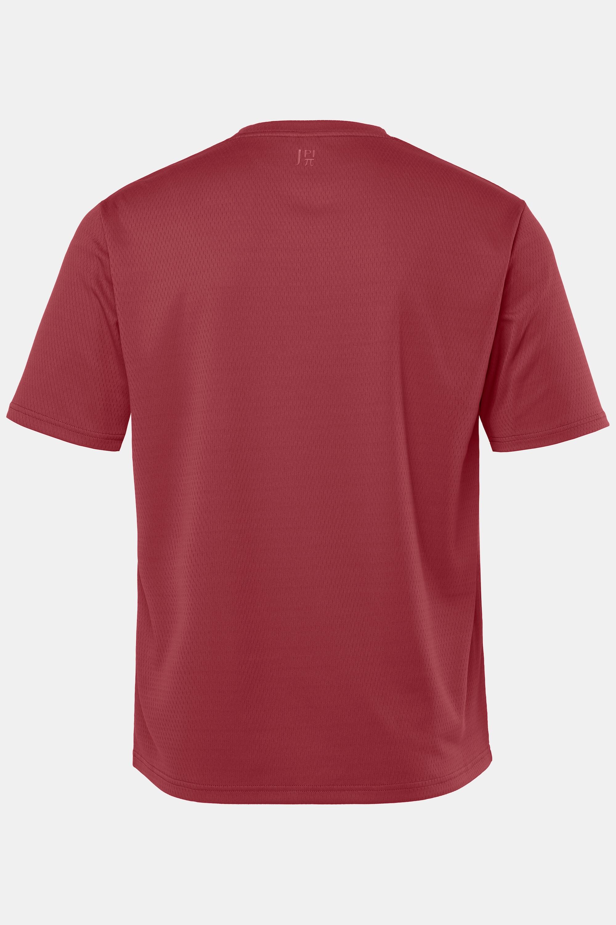 Herren T-Shirt Fitness Halbarm Mesh Struktur Brustprint bis 7 XL 5/5