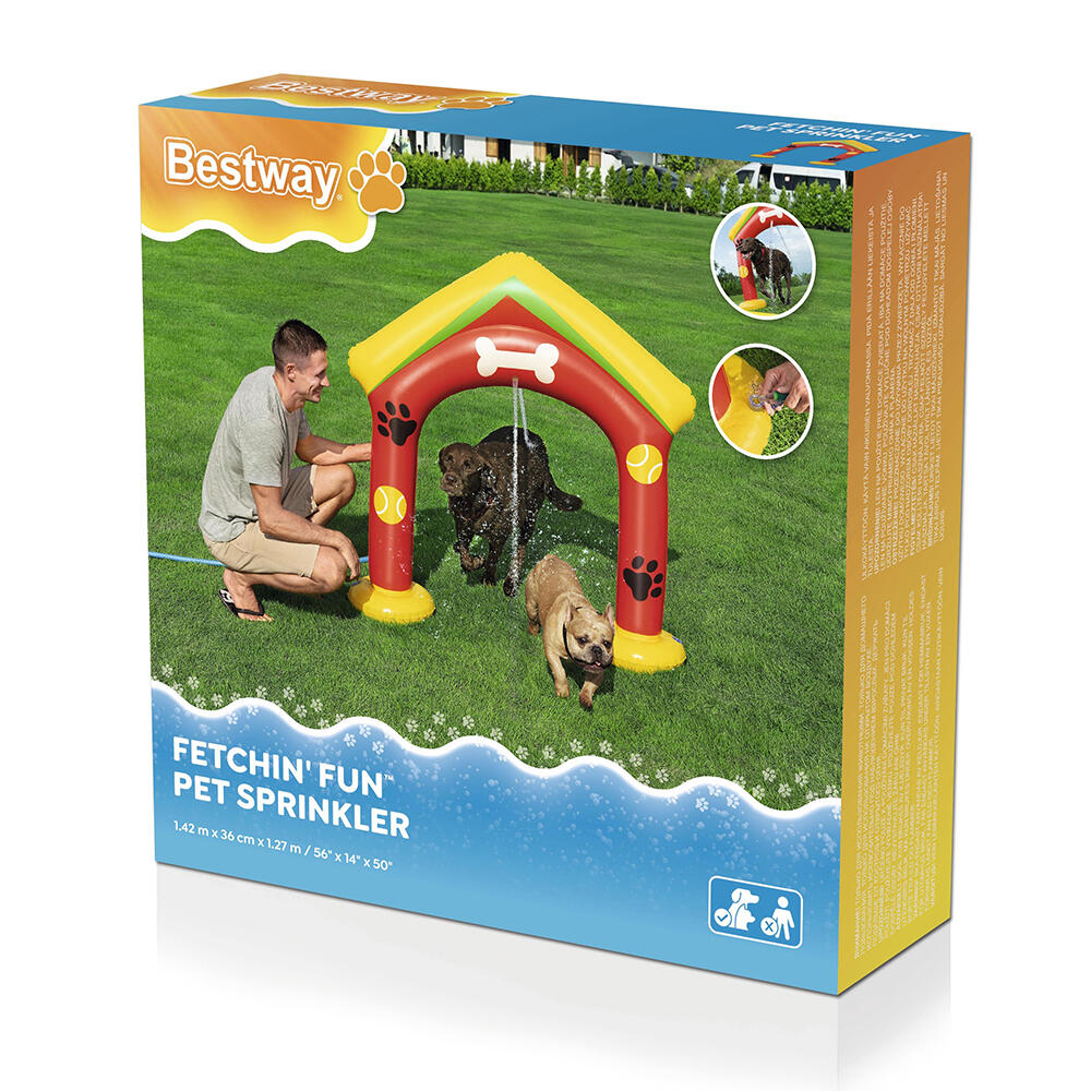 Bestway Arroseur gonflable Fetchin' Fun 142 x 36 x 127 cm 3/7