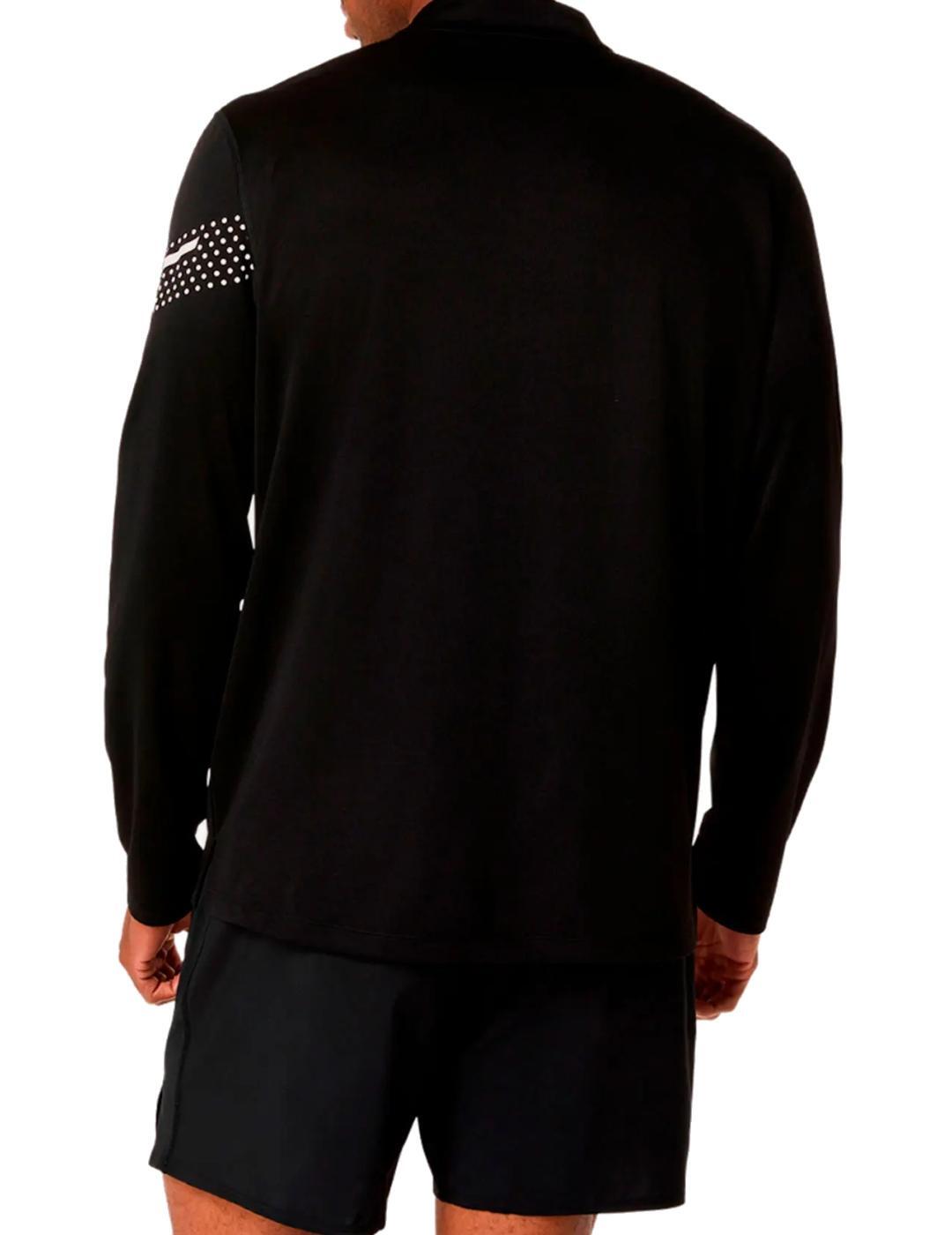 Camiseta para Hombre Asics  icon m/larga 1/2 Negro 2/5