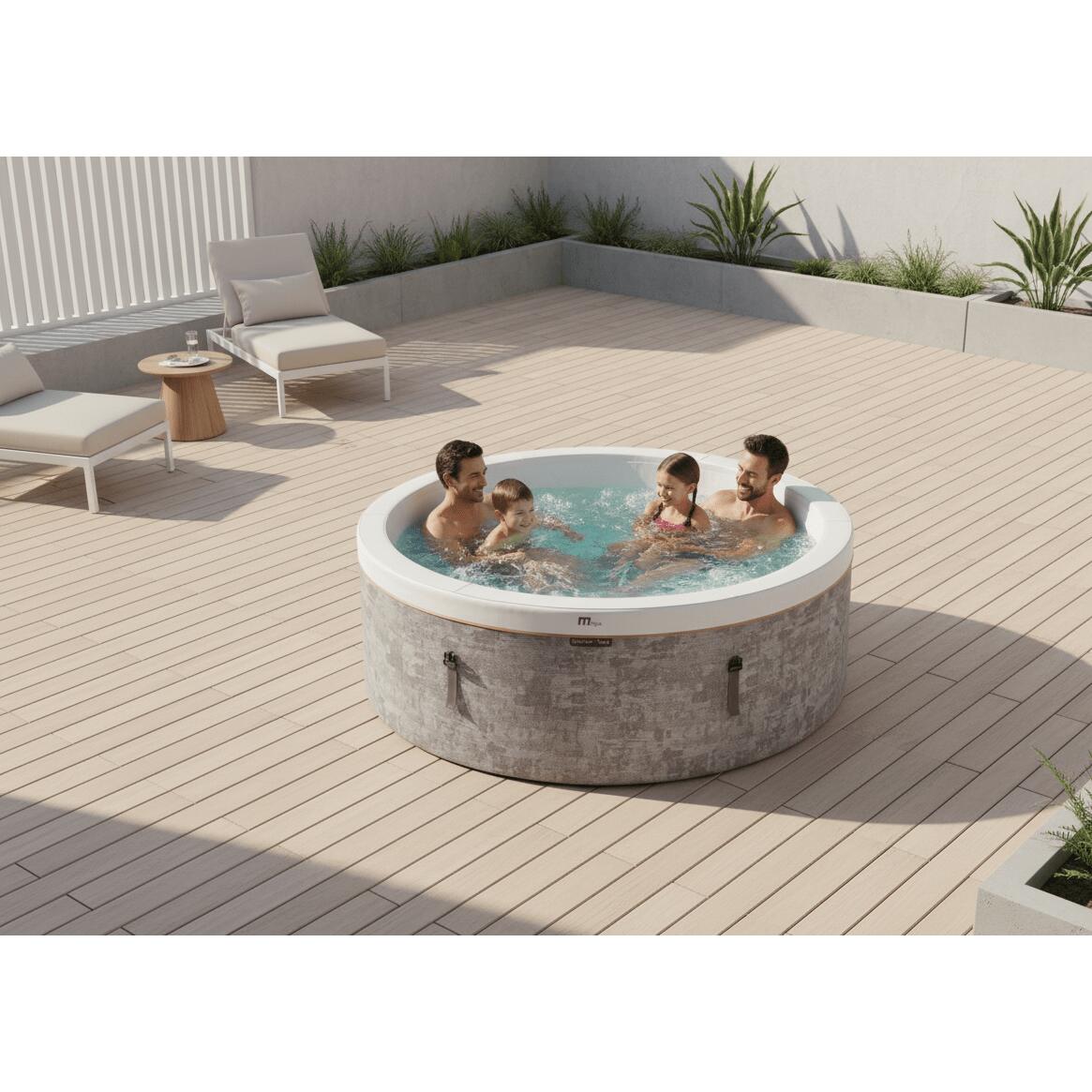 MSpa Cocoon-Eco Okrągłe Półsztywne Spa Dmuchane, 4–6 osób 2/7