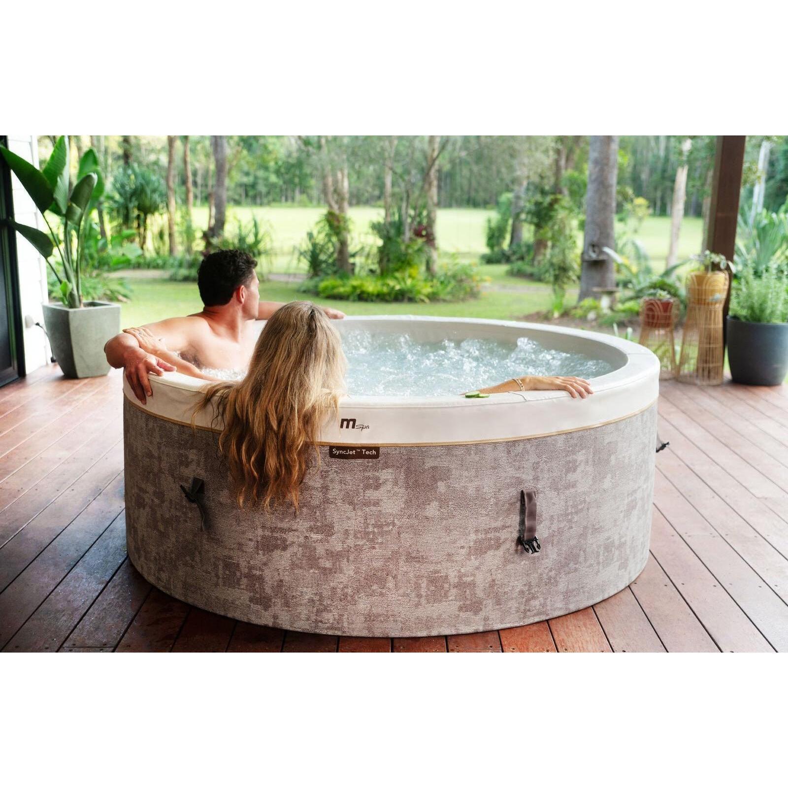 MSpa Cocoon-Eco Okrągłe Półsztywne Spa Dmuchane, 4–6 osób 5/7