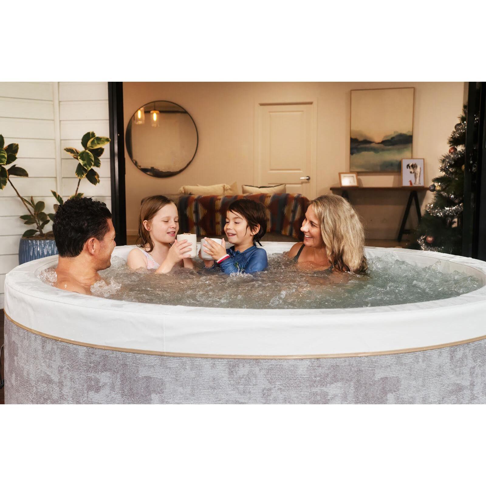 MSpa Cocoon-Eco Okrągłe Półsztywne Spa Dmuchane, 4–6 osób 6/7