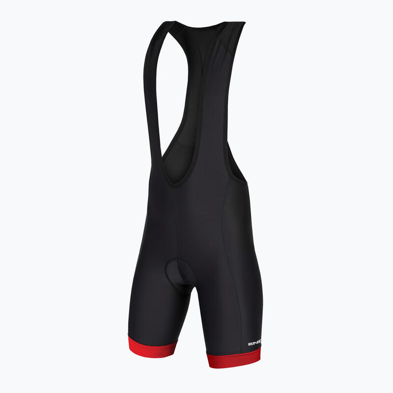 Pantaloni scurți de ciclism pentru bărbați Endura Xtract Gel II Bibshort roșii
