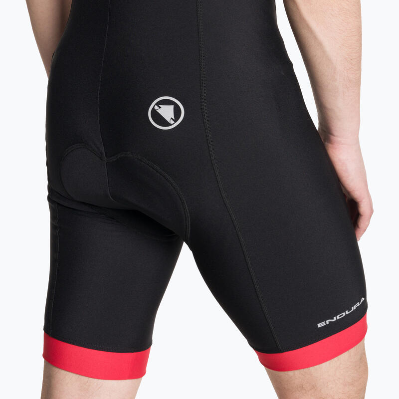 Pantaloni scurți de ciclism pentru bărbați Endura Xtract Gel II Bibshort roșii