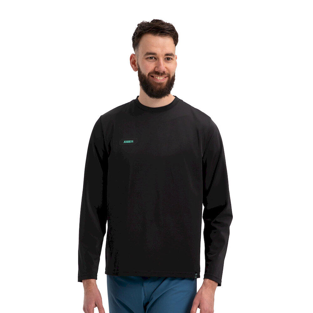 Koszulka Jobe Rashguard unisex z długim rękawem luźna czarna r. XL 2/5