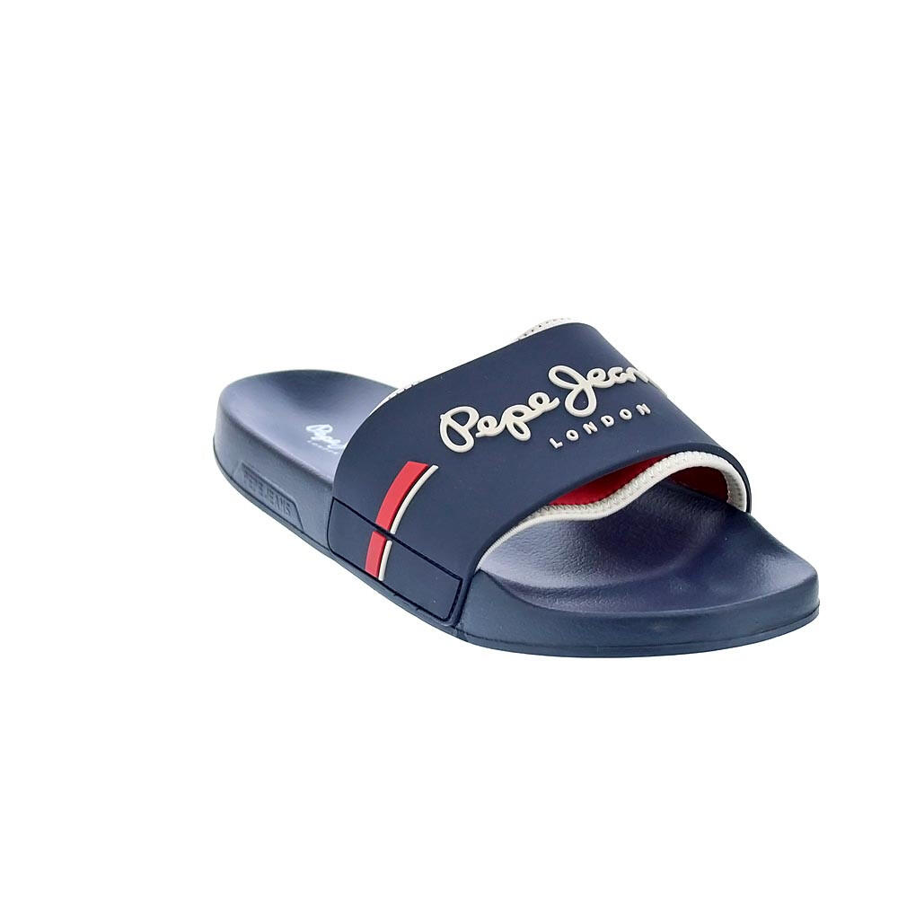 Chanclas PEPE JEANS  Slider Glam Azul  Hombre 4/4