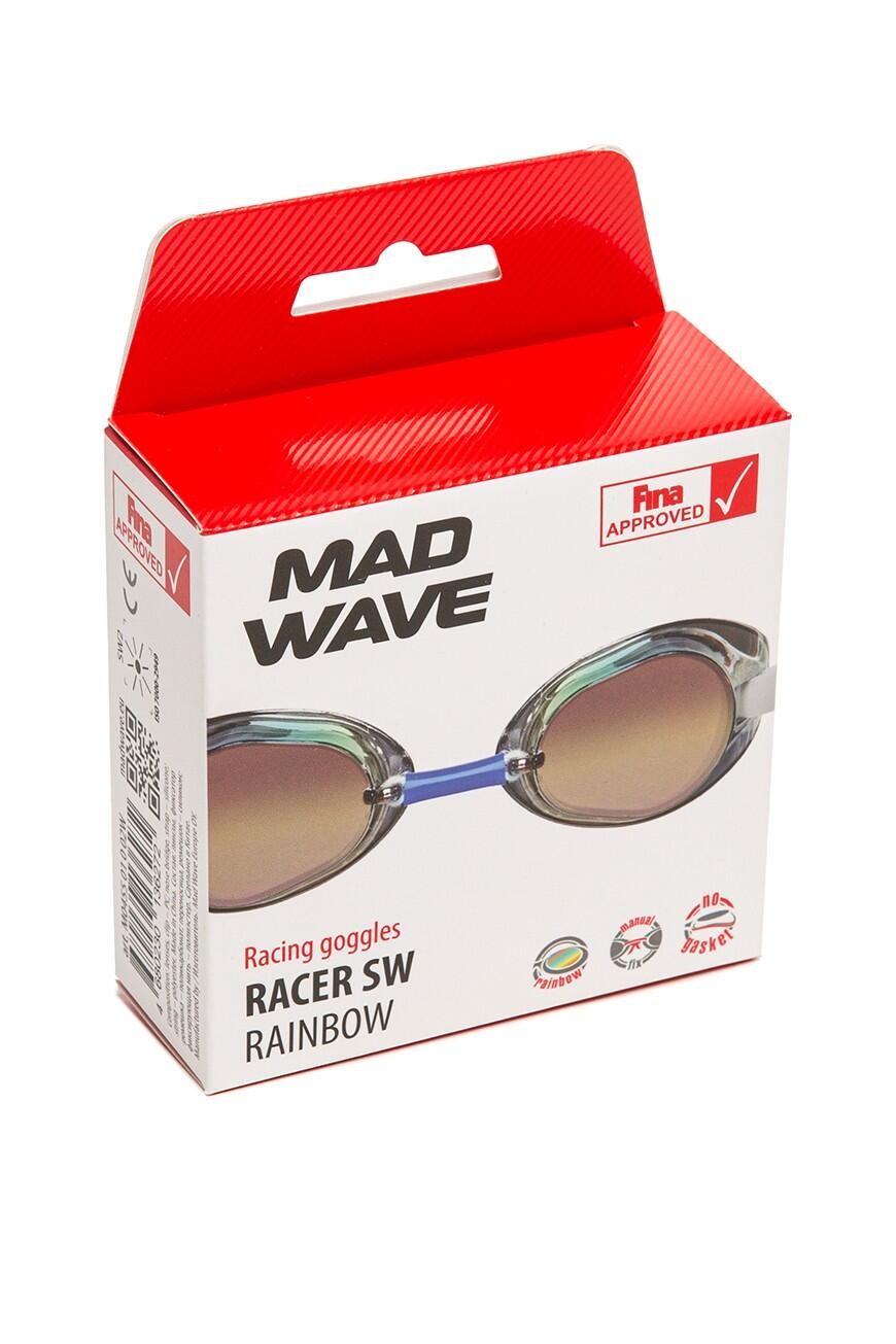 Óculos de natação RACER SW RAINBOW Blanco 4/5