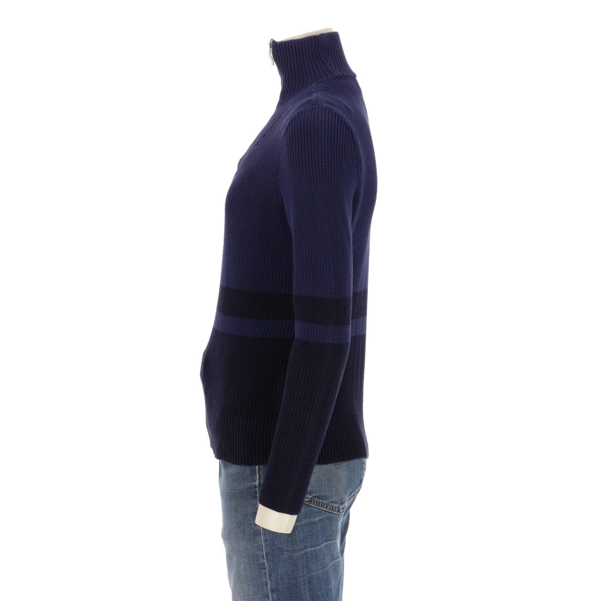 Reconditionné - Pull Femme quarter-zip Marine - Excellent 5/7