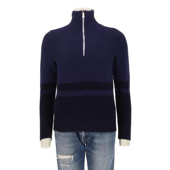 Reconditionné - Pull Femme quarter-zip Marine - Excellent