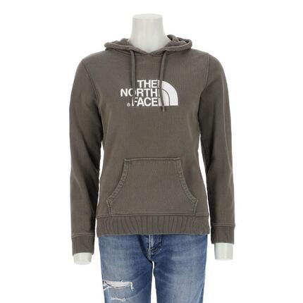 Second life - Damen TNF Khaki Hoodie - In sehr gutem Zustand