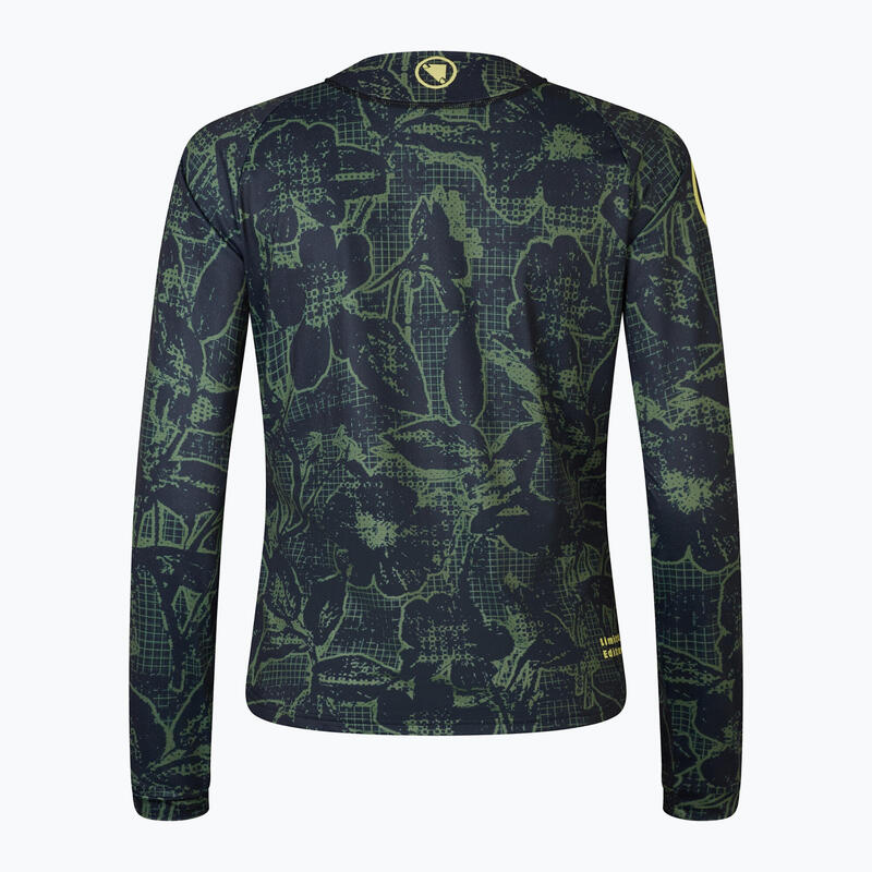 Bluză cu mâneci lungi pentru ciclism damă Endura Floral Ltd W