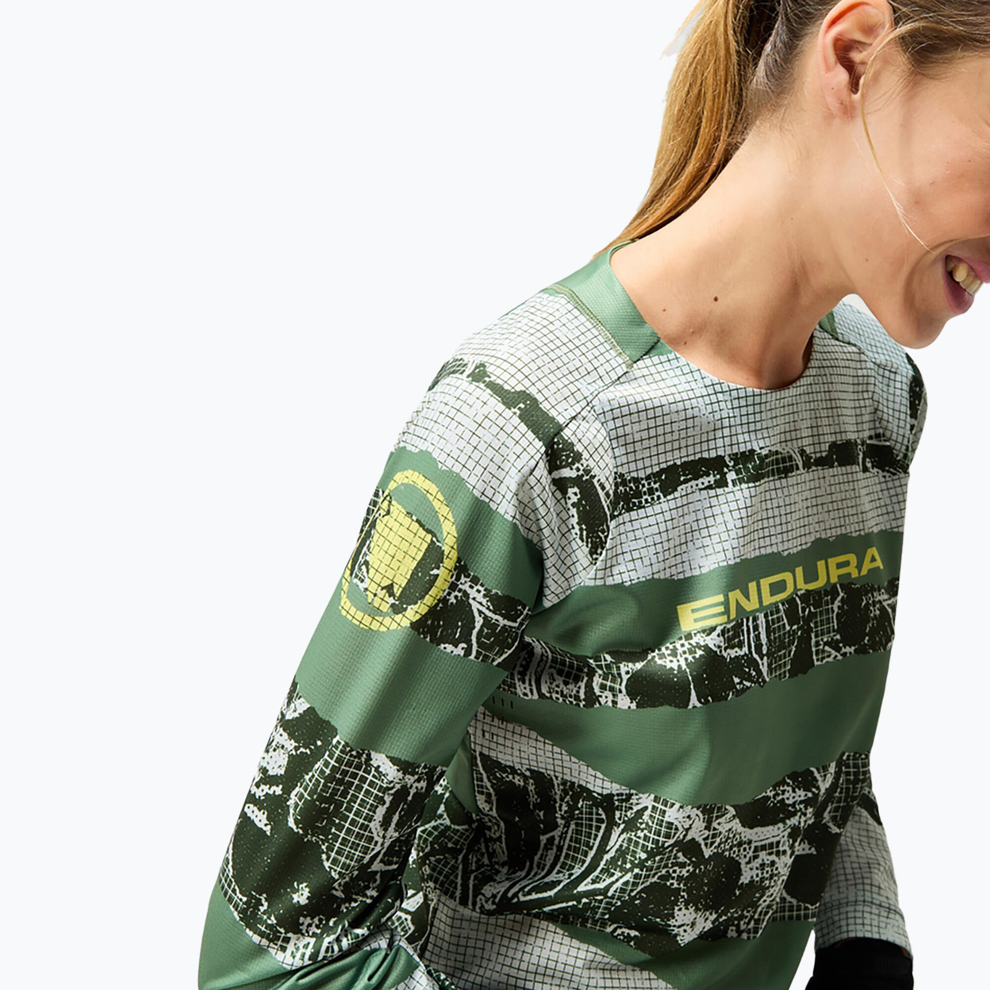 Langarmtrikot Damen Endura Patchwork Ltd 5/7