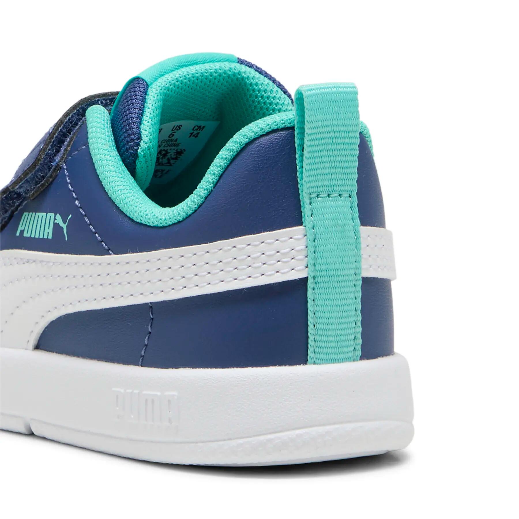 Scarpe da ginnastica Puma Courtflex V3 V Inf, Blu, Bambini 6/6